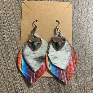 Serape earrings